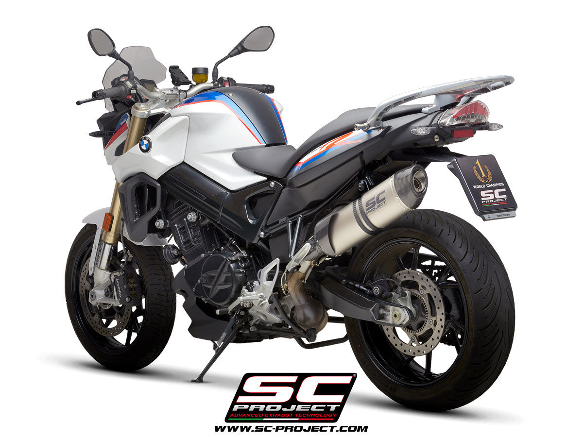 【正規輸入代理店】 SC-PROJECT - オーバル スリップオンサイレンサー (ユーロ4対応 / 消音バッフル付属) F 800 R '17-20 SCプロジェクト ビーエムダブリュー サイレンサー