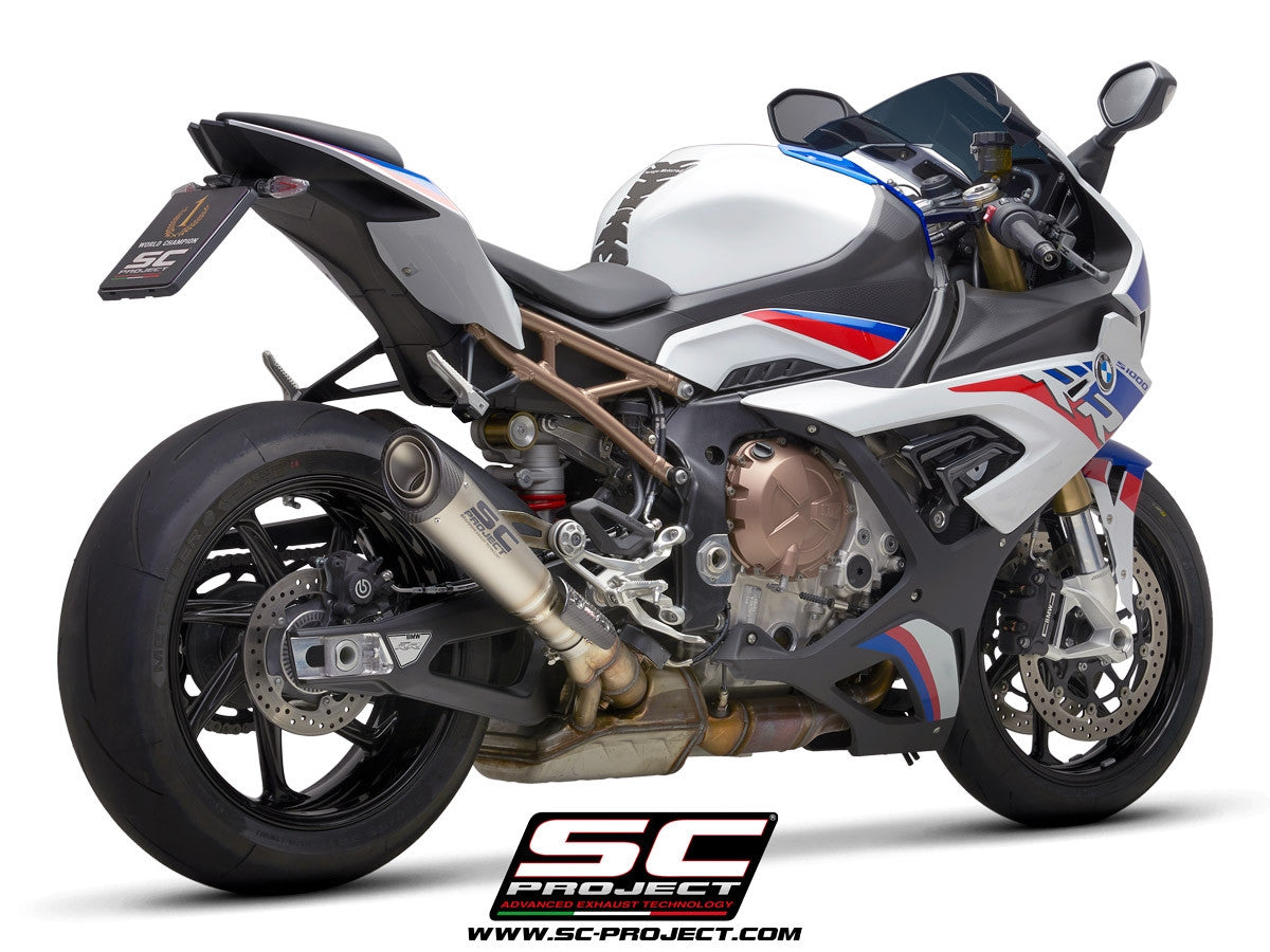 【国内在庫】 SC-PROJECT - S1 スリップオンサイレンサー (ユーロ5対応 / 消音バッフル付属 / 純正キャタライザー対応) S1000 RR '20-22 SCプロジェクト ビーエムダブリュー サイレンサー