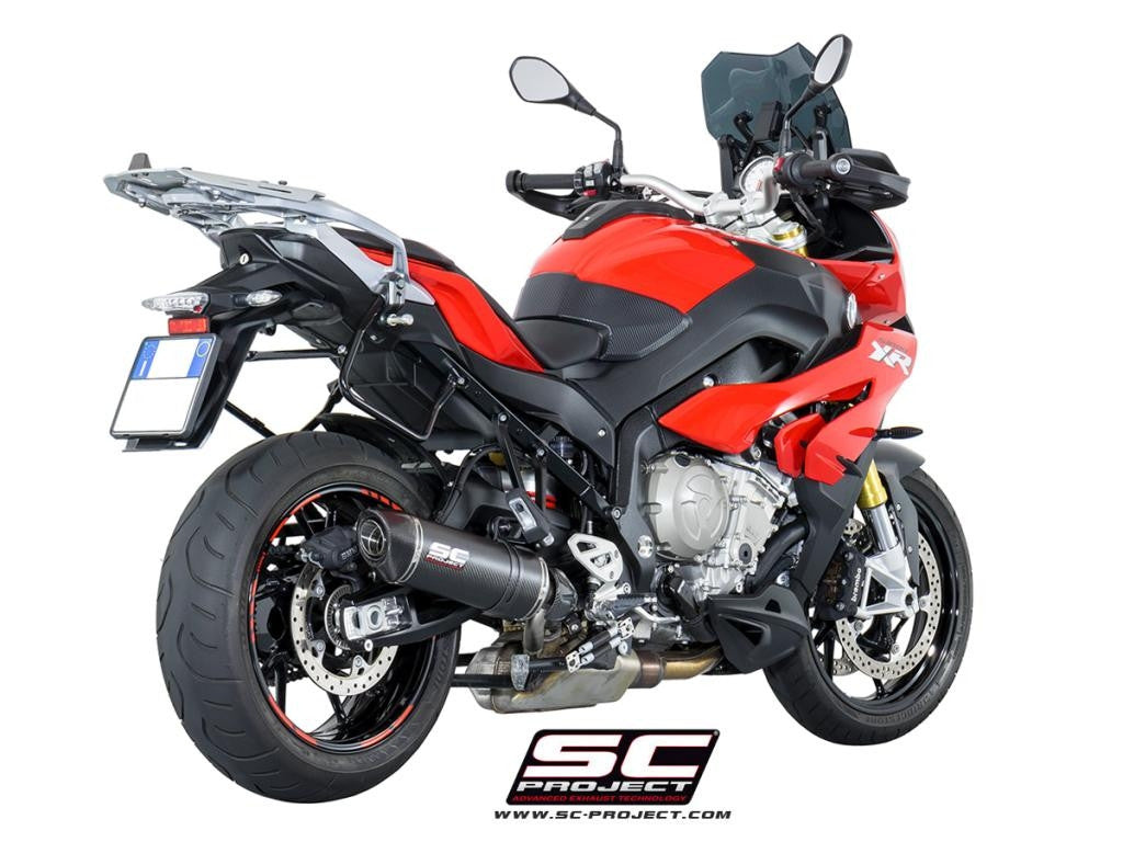 【正規輸入代理店】 SC-PROJECT - オーバル スリップオンサイレンサー ″ローポジション″ (ユーロ4対応 / 消音バッフル付属) S1000 XR '17-19 SCプロジェクト サイレンサー