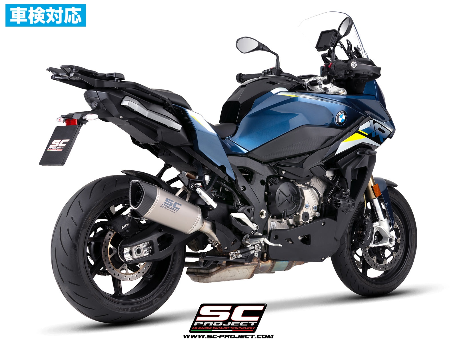 【正規輸入代理店】 SC-PROJECT - SC1-R スリップオンサイレンサー (公道走行可 / ユーロ5+ 対応 / 純正キャタライザー対応) S1000 XR '24-26 SCプロジェクト サイレンサー 車検対応