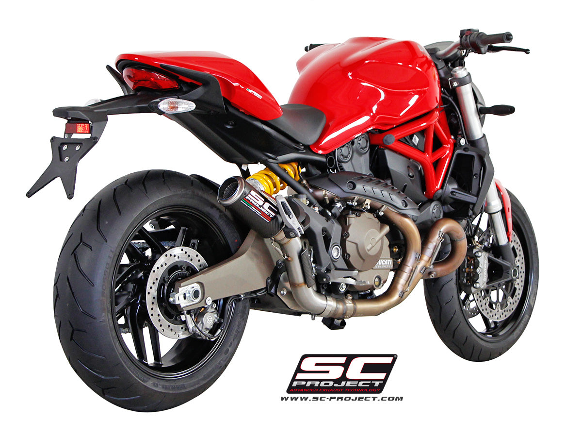 【国内在庫】 SC-PROJECT - CR-T スリップオンサイレンサー MONSTER 821 '14-17 SCプロジェクト ドゥカティ モンスター821 サイレンサー
