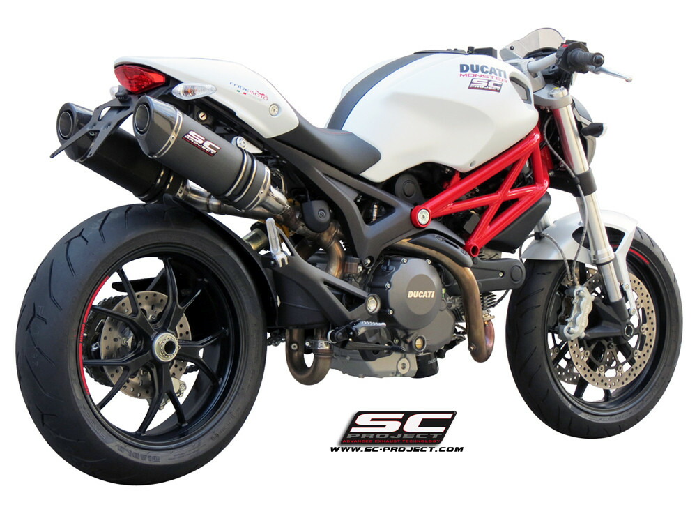 ドゥカティモンスター1200s SC PROJECT チタンカーボンエンドs1 S1 Exhaust Ducati / Monster 1200S / 2020 (D25-T41T)