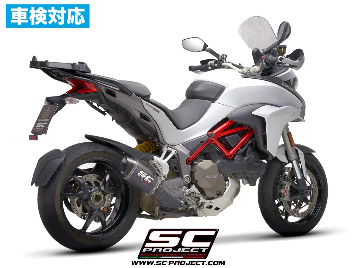 【正規輸入代理店】 SC-PROJECT - MTR スリップオンサイレンサー (公道走行可 / ユーロ4対応 / 純正キャタライザー対応) MULTISTRADA 1200 / S '15-17 SCプロジェクト ドゥカティ サイレンサー 車検対応