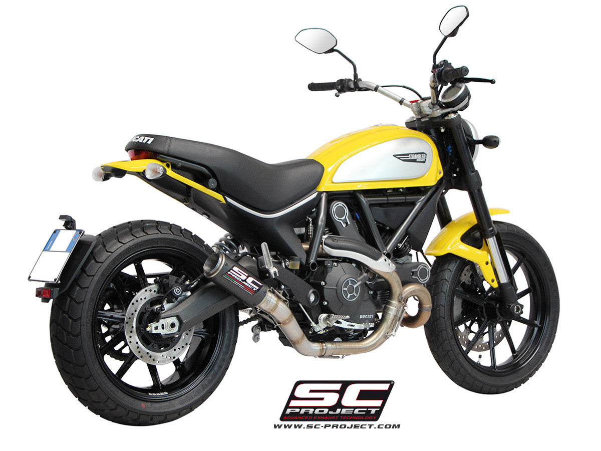 【国内在庫】 SC-PROJECT - CR-T スリップオンサイレンサー SCRAMBLER 800 '15-20 SCプロジェクト ドゥカティ サイレンサー|iMotorcycle Japan 店