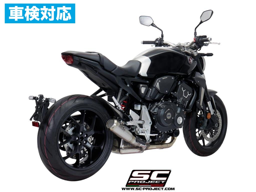 【正規輸入代理店】 SC-PROJECT - ヴィンテージコニック '70s スリップオンサイレンサー (公道走行可 / ユーロ4対応 / 純正キャタライザー対応) CB1000R '18-20 サイレンサー 車検対応
