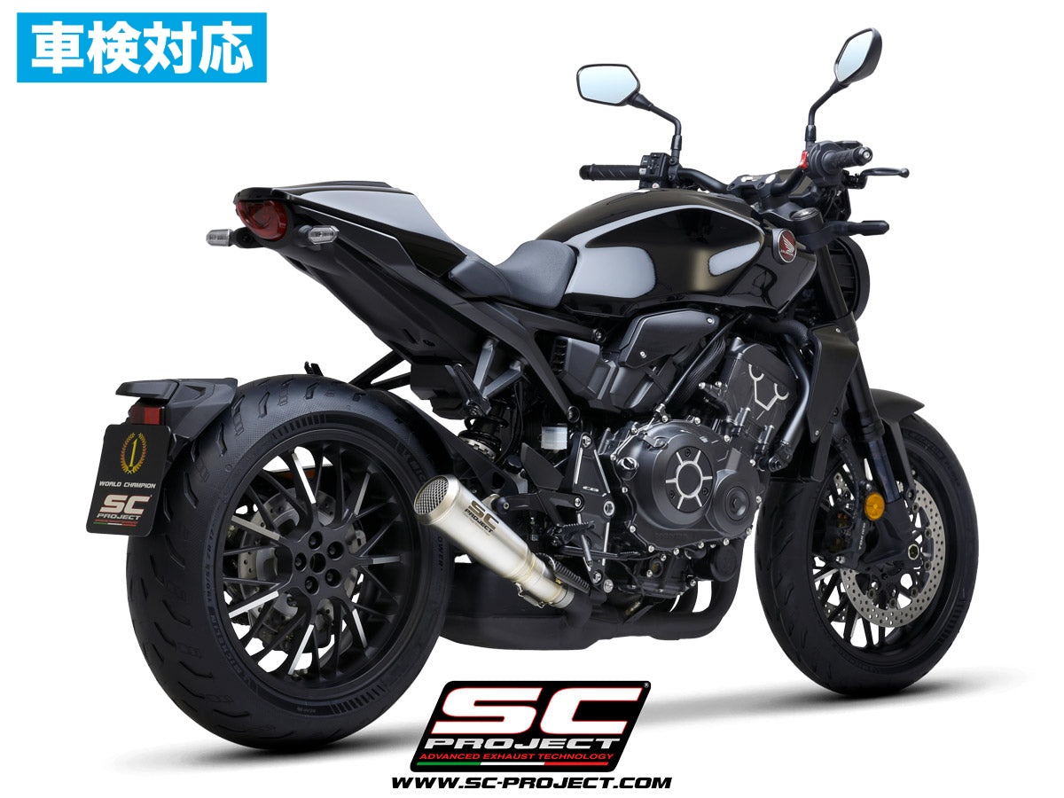 【正規輸入代理店】 SC-PROJECT - ヴィンテージコニック '70s スリップオンサイレンサー (公道走行可 / ユーロ5対応 / 純正キャタライザー対応) CB1000R '21-25 サイレンサー 車検対応