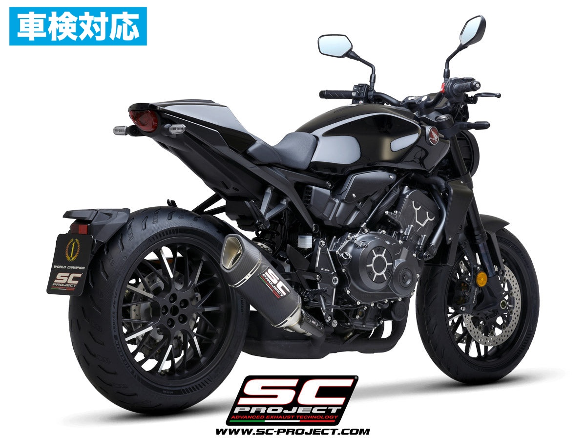 【国内在庫】 SC-PROJECT - SC1-R スリップオンサイレンサー (公道走行可 / ユーロ5対応 / 純正キャタライザー対応) CB1000R '21-25 SCプロジェクト ホンダ サイレンサー 車検対応