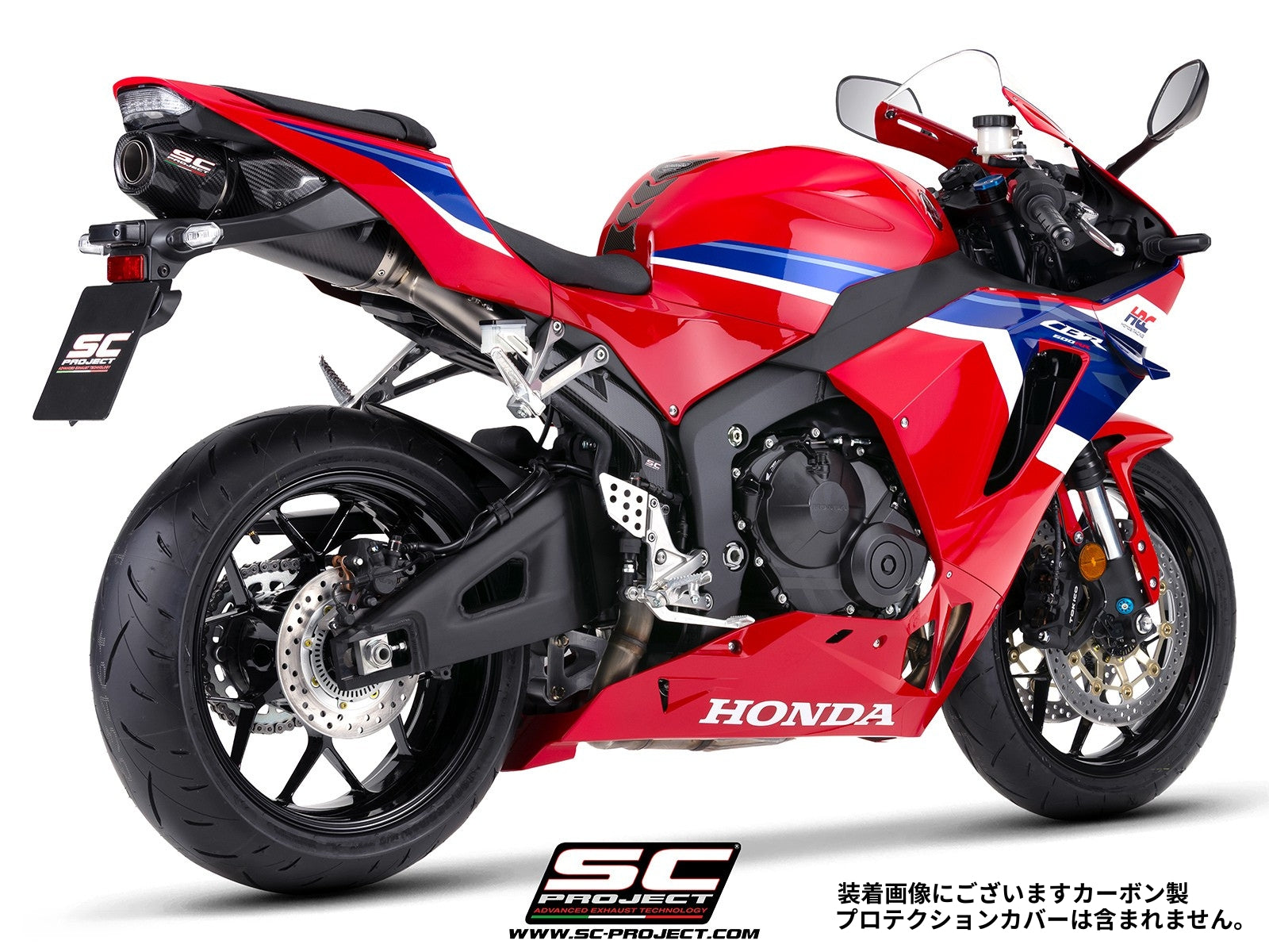 【国内在庫】 SC-PROJECT - SC-RR スリップオンサイレンサー & フルチタンリンクパイプ (レース専用 / 消音バッフル付属 / 純正キャタライザー対応) CBR600RR '21-26 サイレンサー|iMotorcycle Japan 店