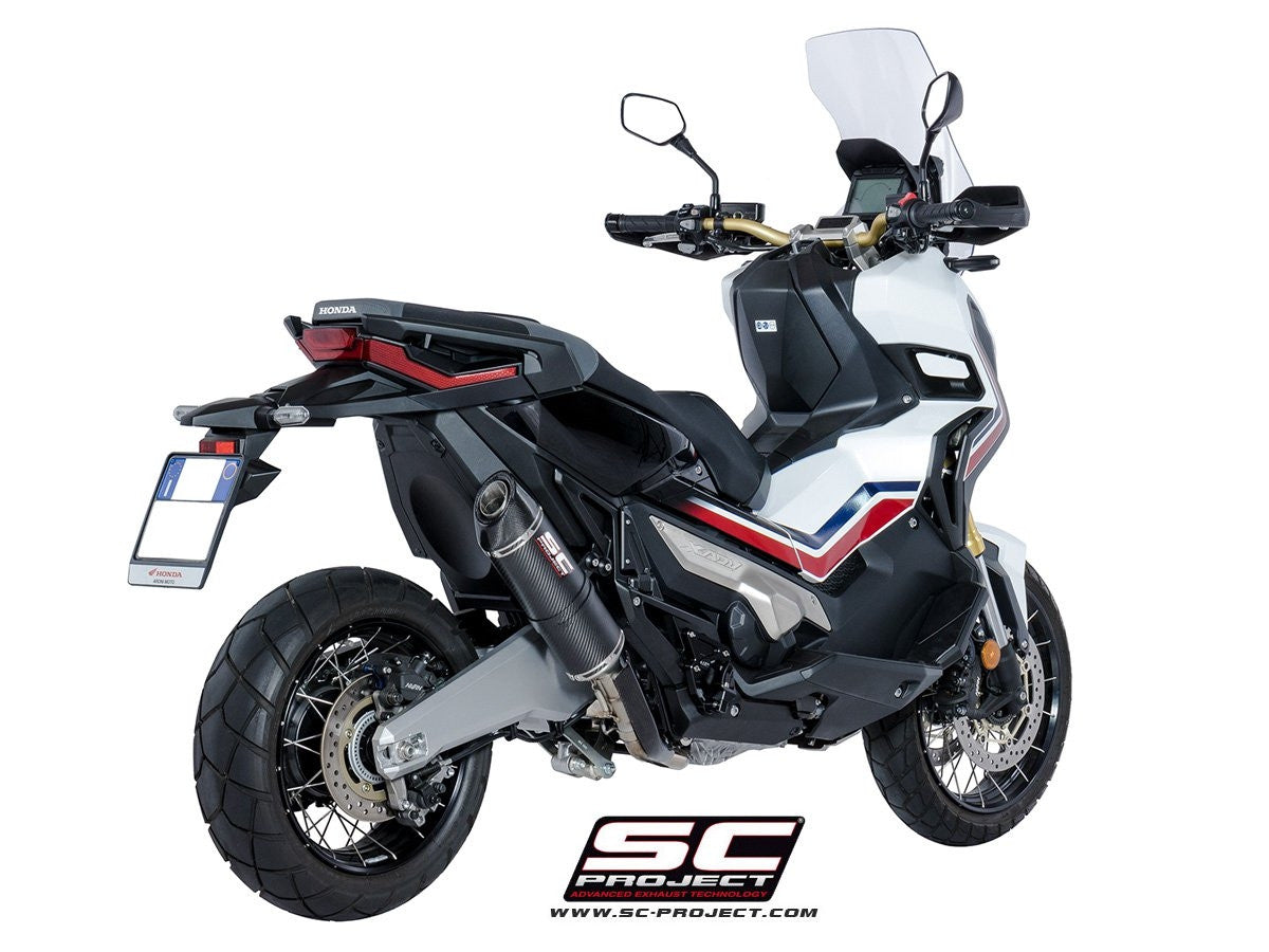 【正規輸入代理店】 SC-PROJECT - オーバル スリップオンサイレンサー (ユーロ4対応 / 消音バッフル付属) X-ADV '17-20 SCプロジェクト ホンダ サイレンサー