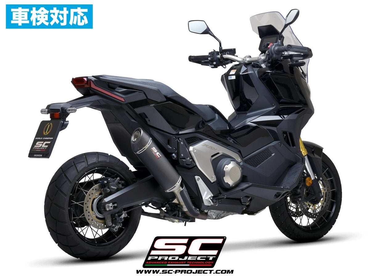 【国内在庫】 SC-PROJECT - オーバル スリップオンサイレンサー (公道走行可 / ユーロ5対応 / 純正キャタライザー対応) X-ADV '21-24 SCプロジェクト ホンダ サイレンサー 車検対応|iMotorcycle Japan 店