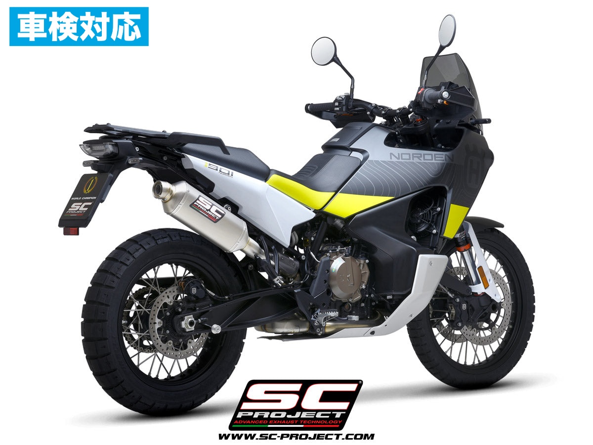 【正規輸入代理店】 SC-PROJECT - ラリーレイド スリップオンサイレンサー (公道走行可 / ユーロ5対応 / 純正キャタライザー対応) NORDEN 901 '22-23 SCプロジェクト サイレンサー 車検対応