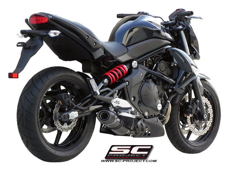 【正規輸入代理店】 SC-PROJECT - オーバル スリップオンサイレンサー (消音バッフル付属) ER-6N / ER-6F '05-11 / VERSYS '07-14 SCプロジェクト カワサキ ヴェルシス650 サイレンサー