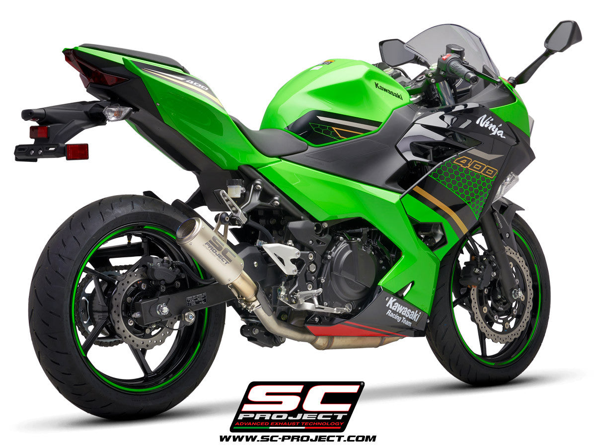 【国内在庫】 SC-PROJECT - CR-T スリップオンサイレンサー NINJA 400 '18-22 SCプロジェクト カワサキ ニンジャ400 サイレンサー