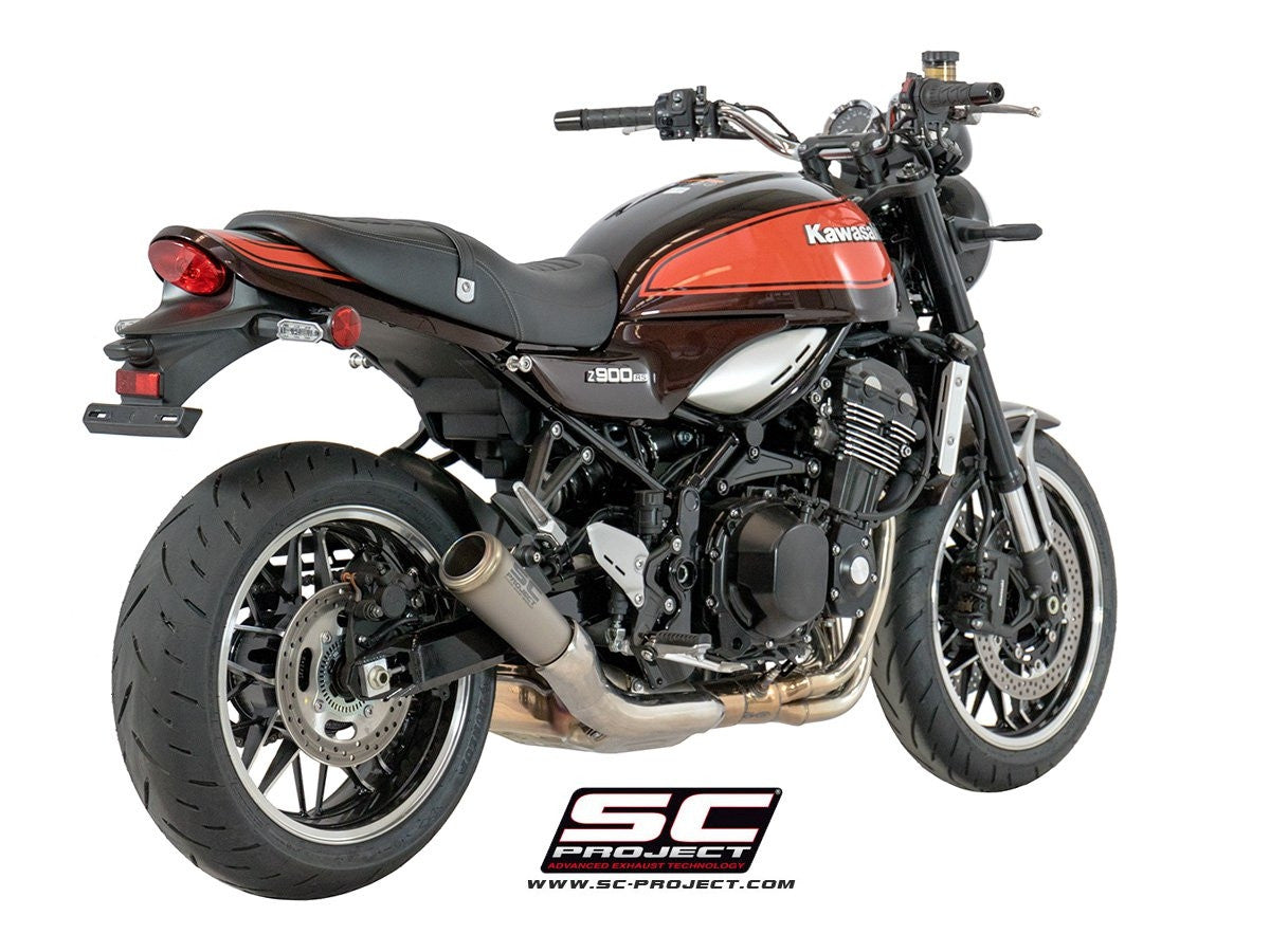 【正規輸入代理店】 SC-PROJECT - S1-GP スリップオンサイレンサー & フルチタンリンクパイプ (ユーロ4対応 / 純正キャタライザー対応) Z900RS / CAFE '18-21 SCプロジェクト サイレンサー