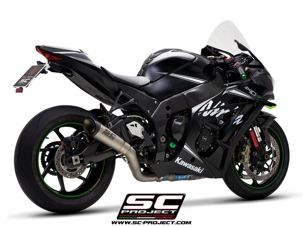 【正規輸入代理店】 SC-PROJECT - S1 スリップオンサイレンサー & フルチタン キャタライザーキャンセルパイプ NINJA ZX-10R / RR '16 SCプロジェクト カワサキ ニンジャZX-10R サイレンサー｜iMotorcycle Japan 店