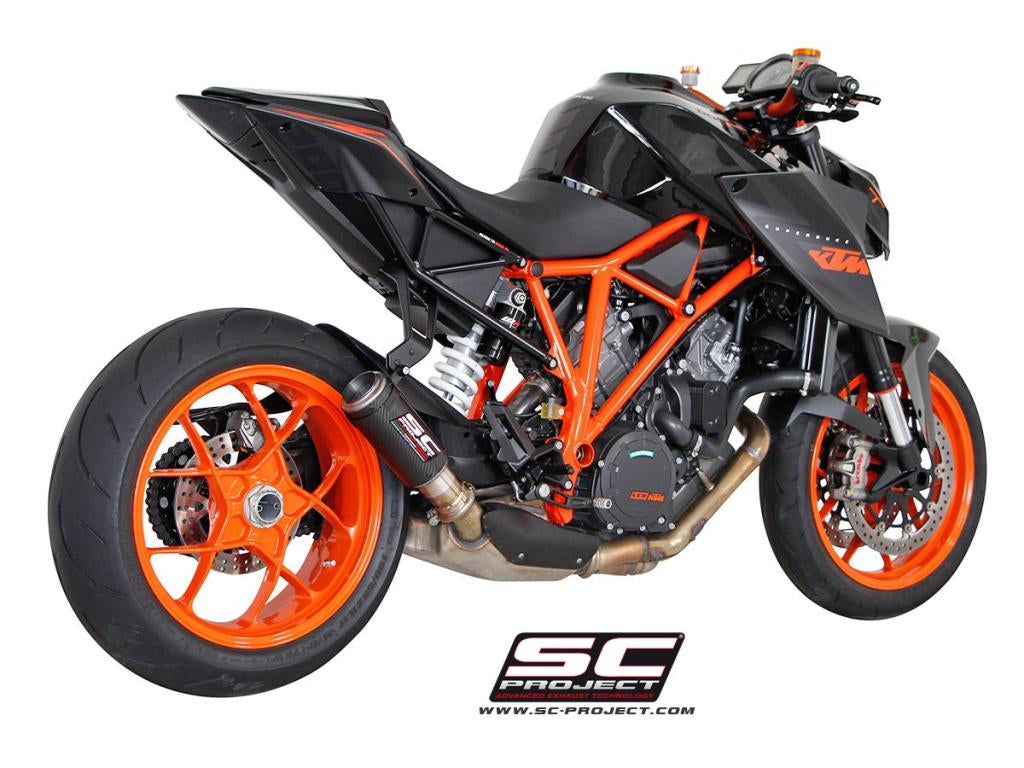 【正規輸入代理店】 SC-PROJECT - CR-T スリップオンサイレンサー (純正キャタライザー対応) 1290 SUPER DUKE R '14-16 SCプロジェクト ケーティーエム 1290スーパーデュークR サイレンサー