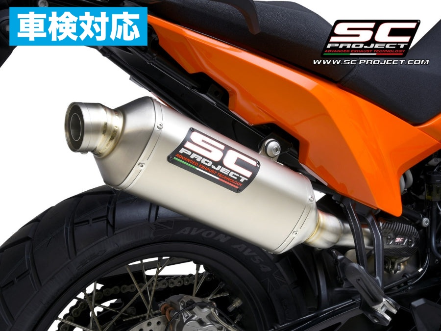 【国内在庫】 SC-PROJECT - ラリーレイド スリップオンサイレンサー (公道走行可 / ユーロ5+ 対応 / 純正キャタライザー対応) 890 SMT '23-24 SCプロジェクト ケーティーエム サイレンサー 車検対応｜iMotorcycle Japan 店