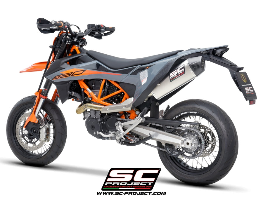 【国内在庫】 SC-PROJECT - エクスプローラー II GT スリップオンサイレンサー (純正キャタライザー対応) 690 SMC R / 690 ENDURO R '21-24 SCプロジェクト ケーティーエム サイレンサー 71,390円