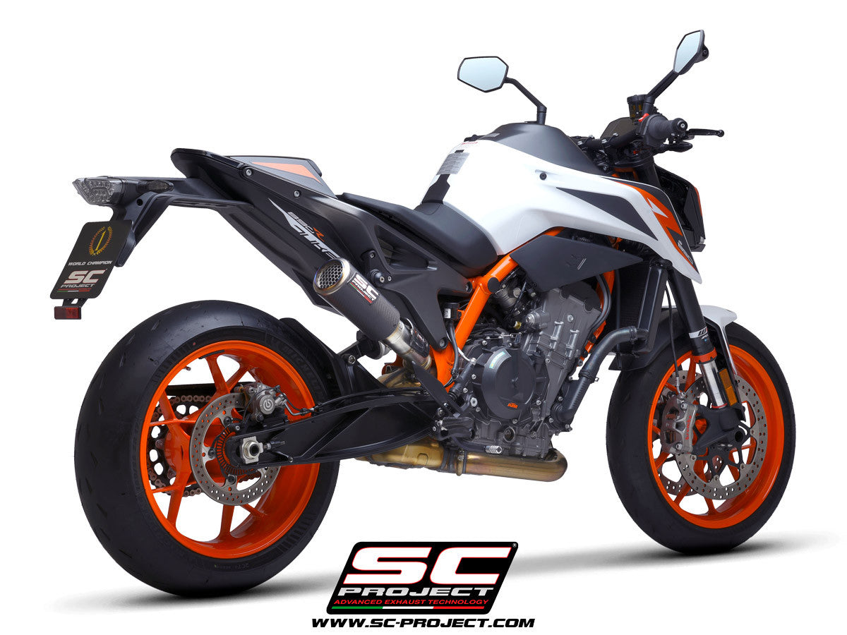 【国内在庫】 SC-PROJECT - CR-T M2 スリップオンサイレンサー (純正キャタライザー対応) 890 DUKE '20 SCプロジェクト ケーティーエム 890デュークR サイレンサー