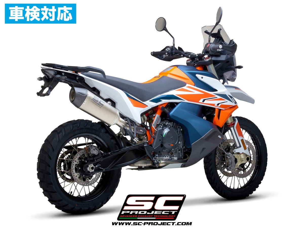 【正規輸入代理店】 SC-PROJECT - エクスプローラー II スリップオンサイレンサー (公道走行可 / ユーロ4対応 / 純正キャタライザー対応) 790 ADVENTURE '19-20 サイレンサー 車検対応