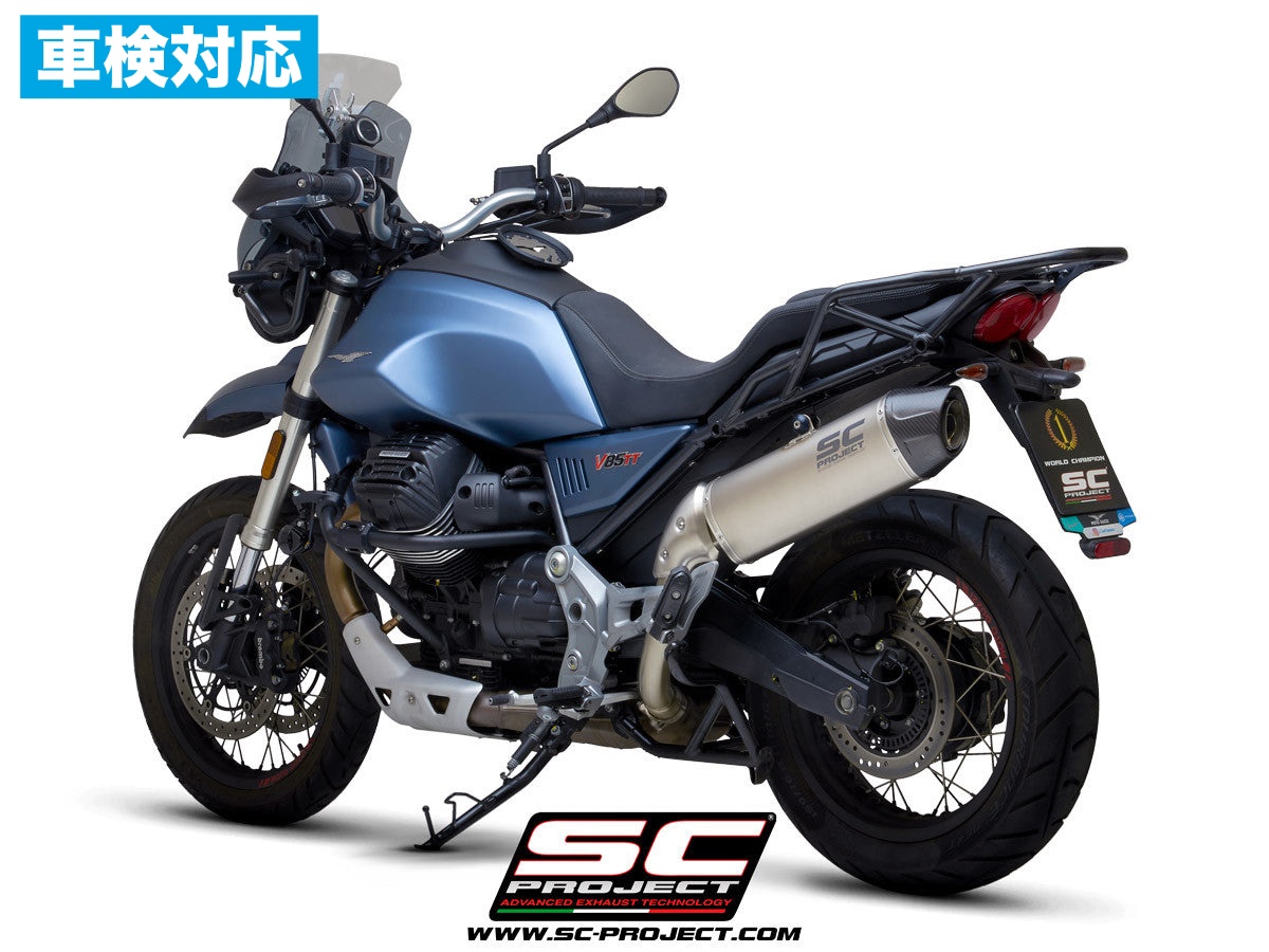 【国内在庫】 SC-PROJECT - エクスプローラー II GT スリップオンサイレンサー (公道走行可 / ユーロ5対応 / 純正キャタライザー対応) V85 TT '21-23 SCプロジェクト サイレンサー 車検対応｜iMotorcycle Japan 店 75,625円