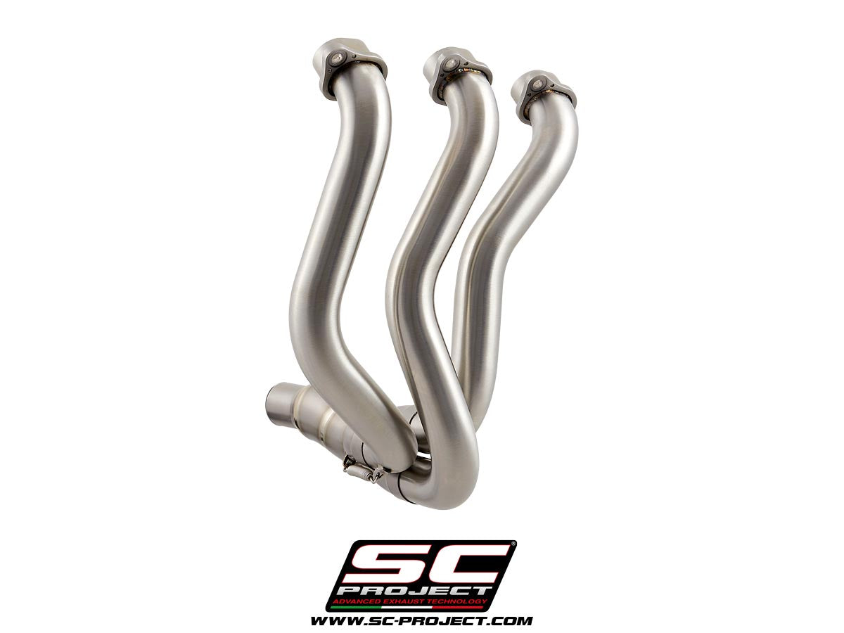 【正規輸入代理店】 SC-PROJECT - 3-1 フルチタン フルエキゾーストパイプキット (パイプのみ) STREET TRIPLE 765 / S / R / RS '20-22 SCプロジェクト トライアンフ サイレンサー