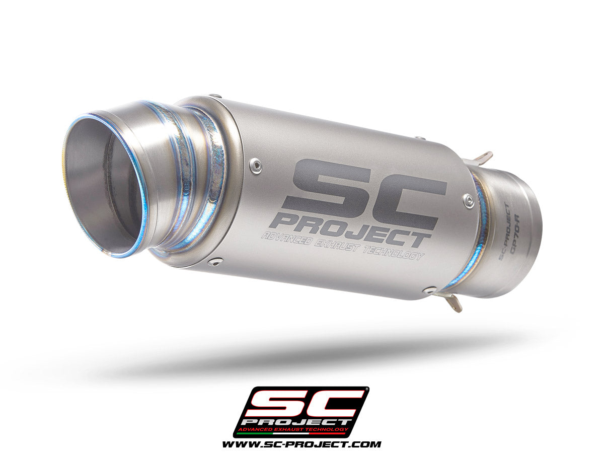 【正規輸入代理店】 SC-PROJECT - GP70-R スリップオンサイレンサー 汎用 SCプロジェクト 汎用 サイレンサー
