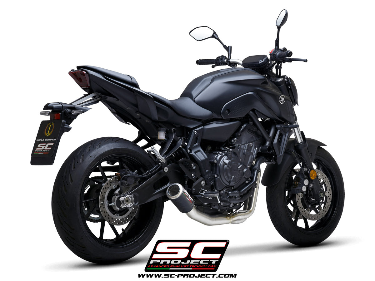 【正規輸入代理店】 SC-PROJECT - フルエキゾーストシステム 2-1 & CR-T サイレンサー MT-07 '21-24 SCプロジェクト ヤマハ サイレンサー
