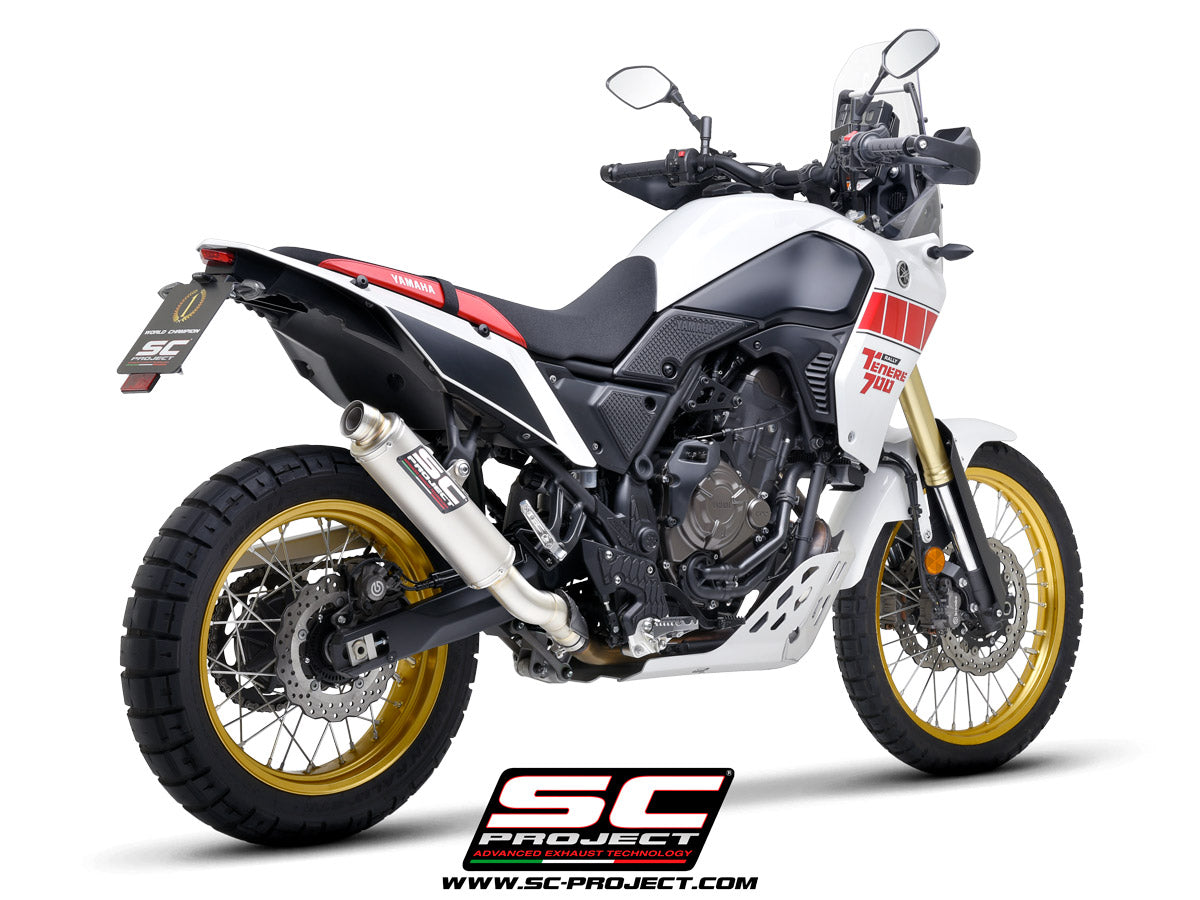 【正規輸入代理店】 SC-PROJECT - ラリーレース スリップオンサイレンサー (消音バッフル付属 / 純正キャタライザー対応) TENERE' 700 '19-20 SCプロジェクト ヤマハ サイレンサー
