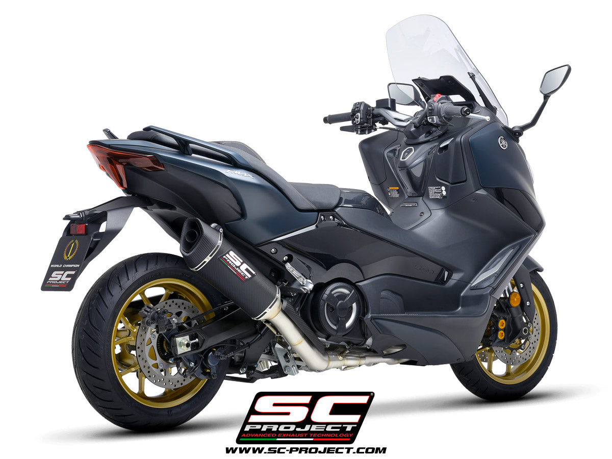 【国内在庫】 SC-PROJECT - レーシング フルエキゾーストシステム 2-1 & SC1-R サイレンサー (消音バッフル付属) TMAX 560 '22-24 SCプロジェクト ヤマハ サイレンサー 147,950円