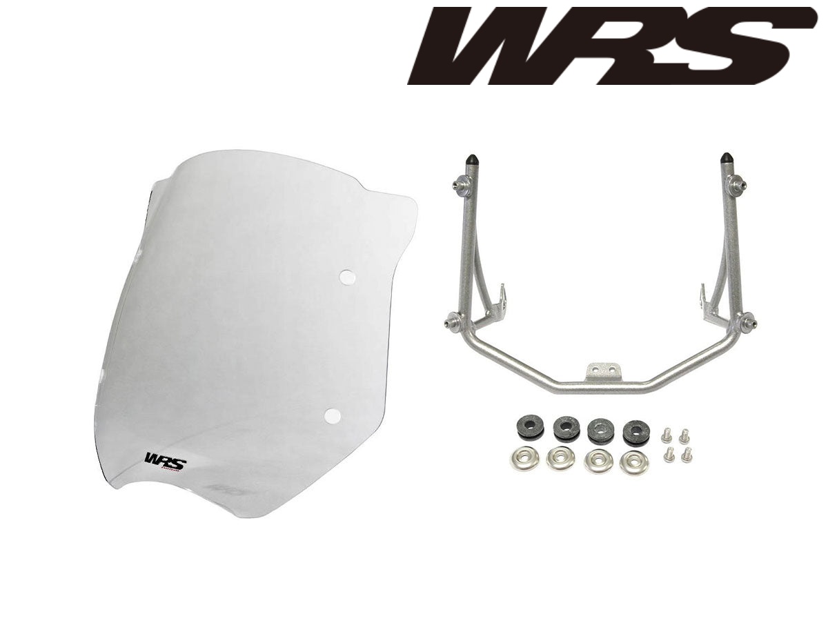 【正規輸入代理店】 WRS - ウインドスクリーン (ツーリングタイプ) & 専用サポートフレーム R 1200 R '11-14 ビーエムダブリュー シールド ウィンドシールド ウィンドガード 風防