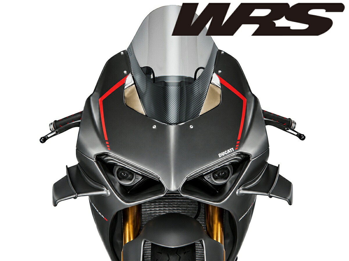 【正規輸入代理店】 WRS - WRS製スクリーン用カーボンカバー "CarbonSkin" (艶あり) PANIGALE V4 / S '20-24 / R / SP / SP2 ドゥカティ パニガーレV4 パニガーレV4R シールド ウィンドシールド ウィンドガード 風防｜iMotorcycle Japan 店 28,386円