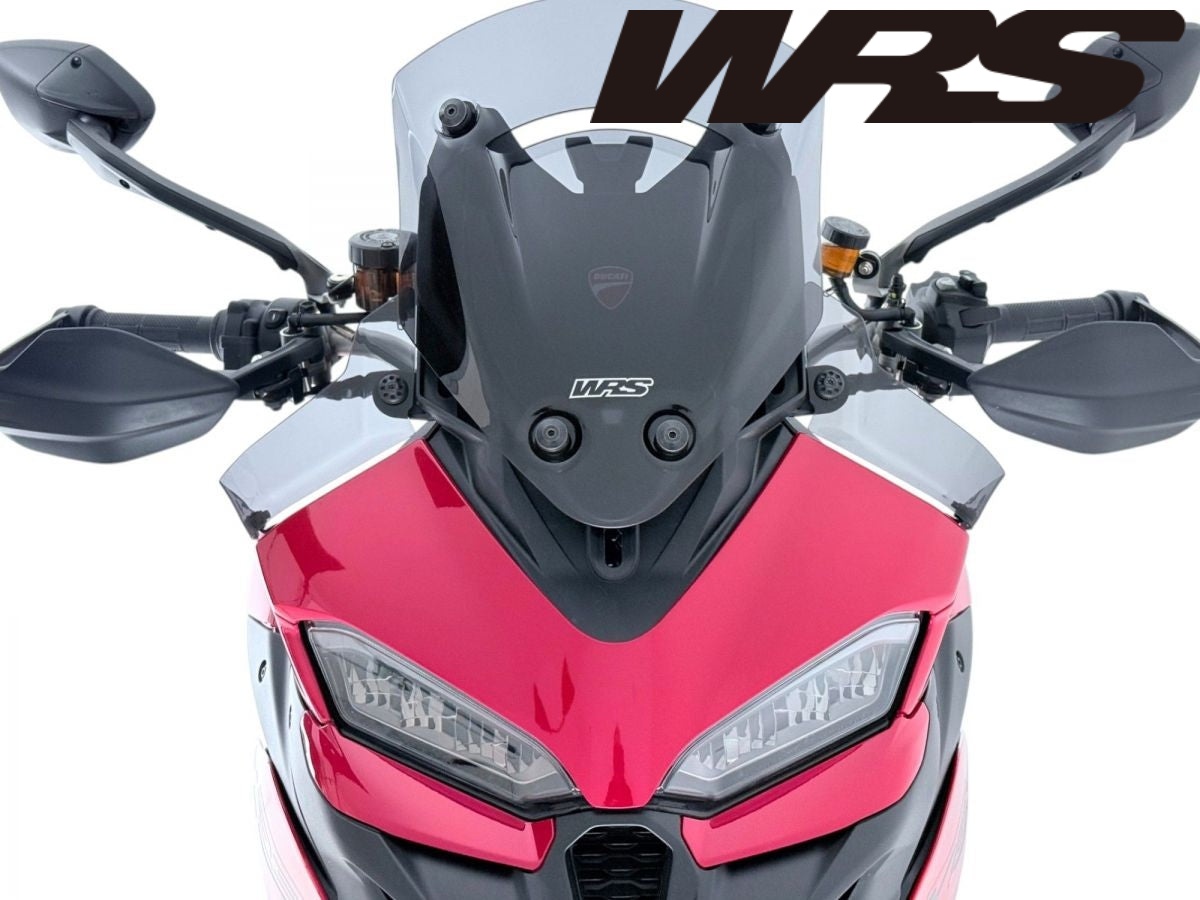【正規輸入代理店】 WRS - ウインドディフレクター (スポーツタイプ) MULTISTRADA V2 / S '25 ドゥカティ ムルティストラーダV2 ムルティストラーダV2S シールド ウィンドシールド ウィンドガード 風防|iMotorcycle Japan 店