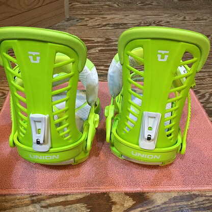 13-14 UNION MEN,S BINDHING ATLAS S/M 23.0~26.5 ACID GREEN【送料無料】