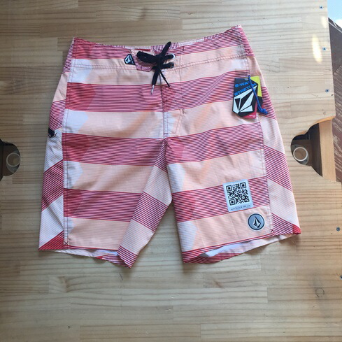 VOLCOM ボルコム 海食パン メンズ サーフズボン下 ゲーム盤さる股引き 水陸両用 海 川遊び 夏 V6S STRIPE 定め事品【貨物輸送無料】