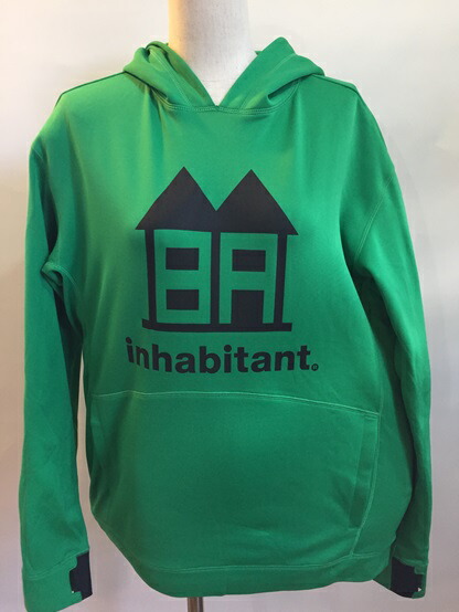 INHABITANT LOGO HOODIE パーカー 調教師 新品 型挙げ句の果て 【貨物輸送無料】