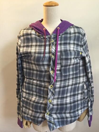nomis WOMEN,S W LUMBER JANE FLANNEL SHRT W HOOD パーカー トレーナー 新品 型落ち 【送料無料】