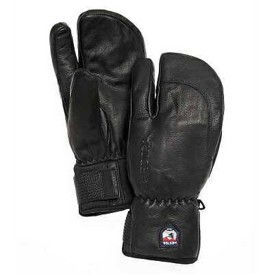 ヘストラ グローブ メンズ レディース スノーボード スキー レザー 3フィンガー 暖かい 防寒 HESTRA【 送料無料 】 3-FINGER FULL LEATHER SHORT スリーフィンガーフルレザー 正規品｜スノーボード 専門店 インパクト