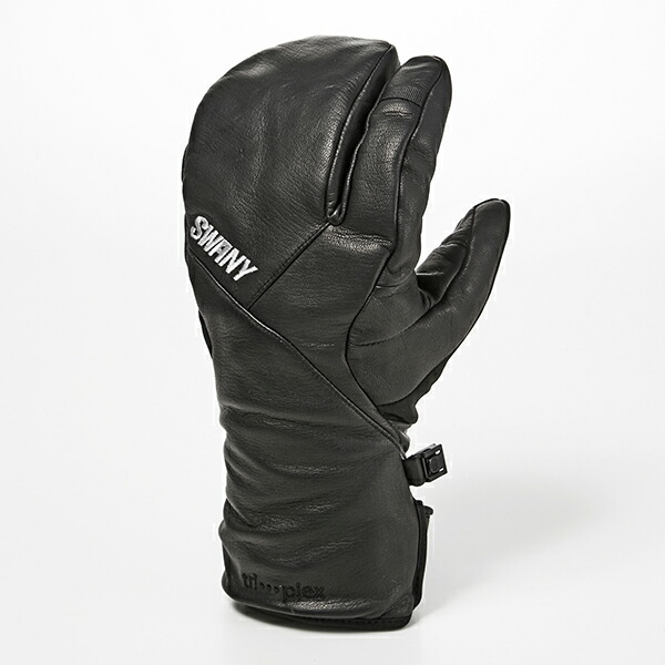 スワニー Alaska 3 Finger アラスカ 3 フィンガーグローブ ゴアテックスレザースキーグローブ（3フィンガーミット）Alaska