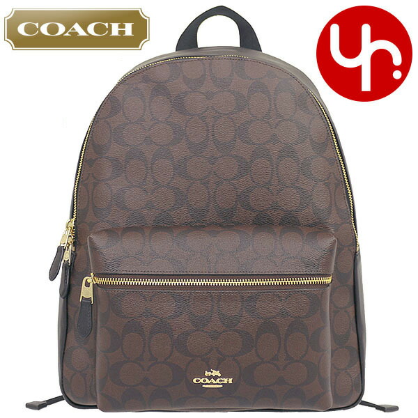 COACH コーチ レザー リュック C9V-0529 ブラウン COACH コーチ リュックサック レザー ブラウン バックパック