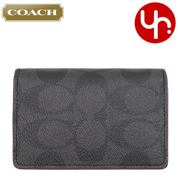 COACH コーチ　小銭入れ財布　カードケース シグネチャー ブラック　黒色 COACH 【並行輸入品】コーチ カードケース コインケース 財布