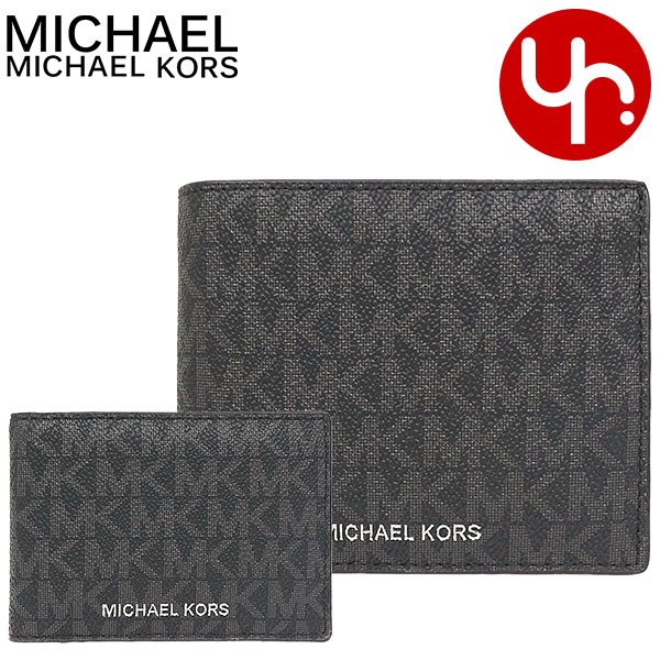 MICHAEL KORS 折り財布 ブラック　ダークブラウン　MKロゴ　メンズ 楽天市場】マイケルコース MICHAEL KORS 財布 二つ折り財布