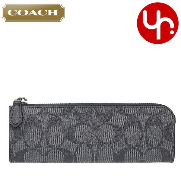 COACH　ポーチ　小物入れ　保存袋付き　美品 COACH コーチ ポーチ 小物入れ ボックス プリント シグネチャー