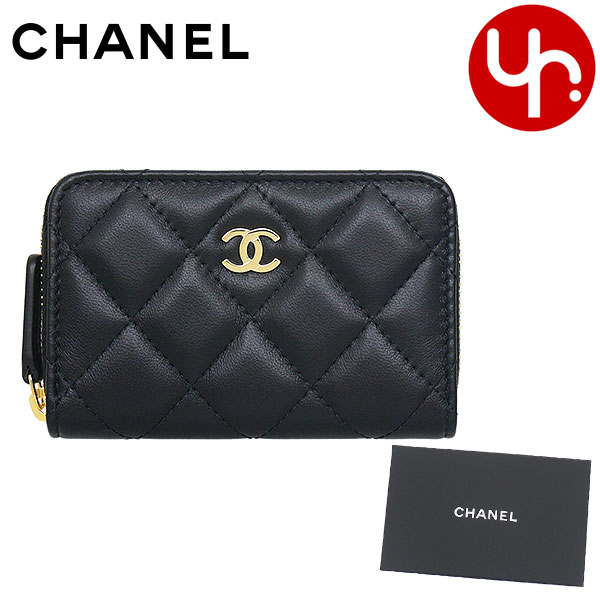 CHANEL シャネル　小物入れ　携帯ケース　ラムスキン　本革　お洒落な　希少 CHANEL シャネル サイフ・小物 ケース 携帯ケース チェーン