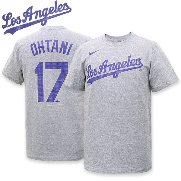 SHOHEI OHTANI 大谷翔平 ベースボール 背番号17 LA アパレル Ｔシャツ 200959476 ロイヤル ロサンゼルス 2024 ネーム&ナンバー メンズ MLB SHOHEI OHTANI 大谷翔平 ベースボール 背番号17 LA アパレル