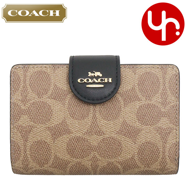 楽天市場】コーチ COACH 財布 二つ折り財布 FCM241 CM241 トープ