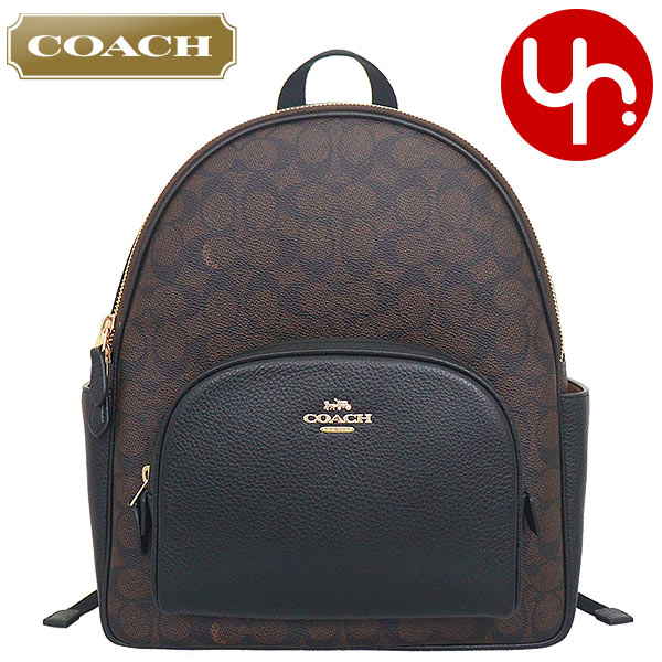 極美品 未使用級 COACH リュック シグネチャー PVC チャーム 黒×茶 極美品 未使用級 COACH リュック シグネチャー PVC チャーム 黒