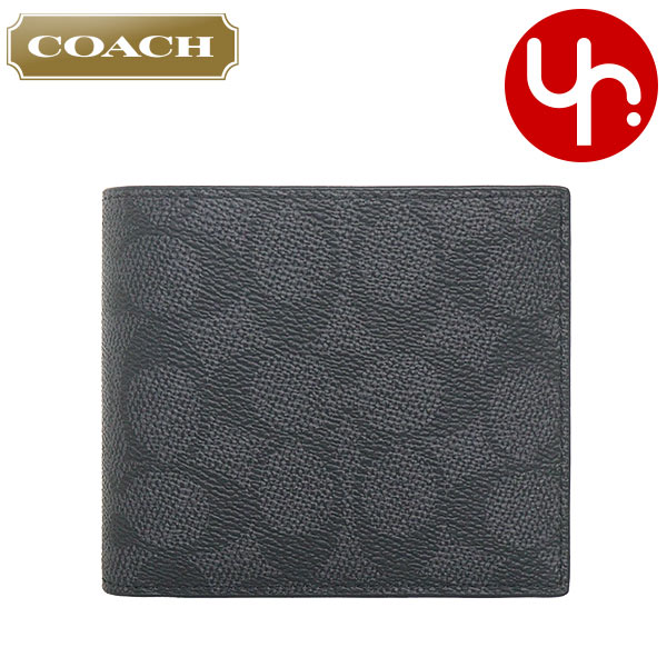 極美品✨️コーチ　オーガナイザー 長財布　PVC レザー　ブラック　　F93504 楽天市場】コーチ COACH 財布 二つ折り財布 F75006 チャコール