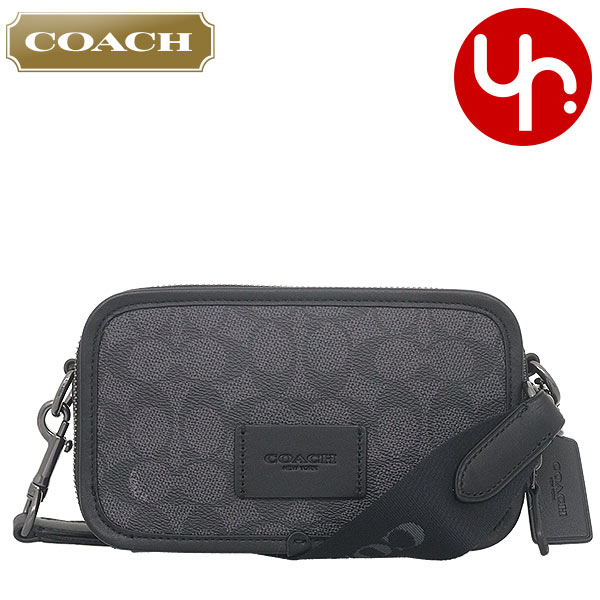 COACH コーチメンズショルダーバッグ バックシグネチャー PVCで防水機能付 COACH コーチ バッグ メンズ ショルダーバッグ 斜めがけ