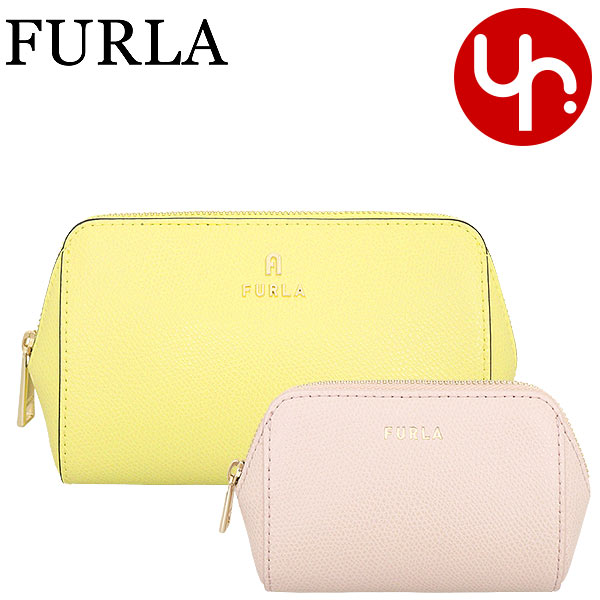 FURLA フルラ ポーチ 3点セット パープル/イエロー/グリーン FURLA フルラ ポーチ 3点セット パープル/イエロー/グリーン